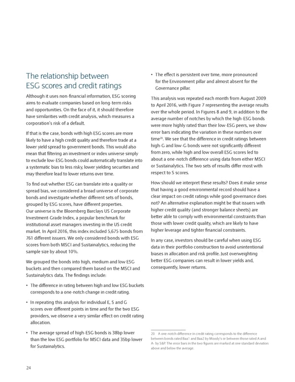 Sustainable Investing and Bond Returns - Page 27