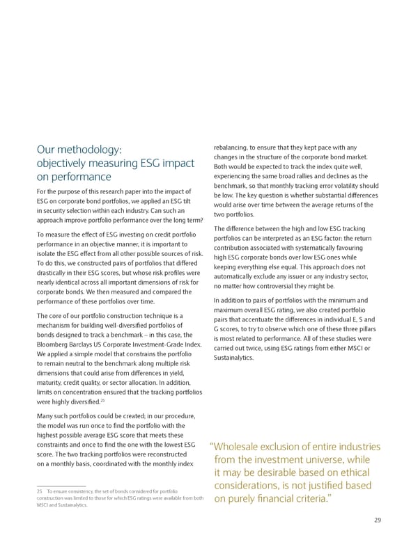 Sustainable Investing and Bond Returns - Page 33